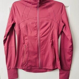 Women's Pink Yoga Athletic fitted Jacket